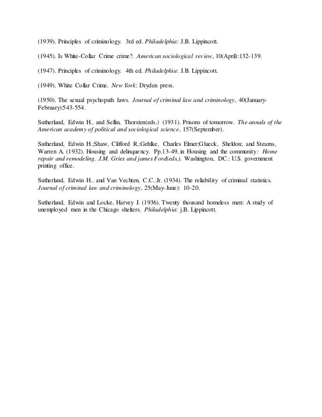 differential association