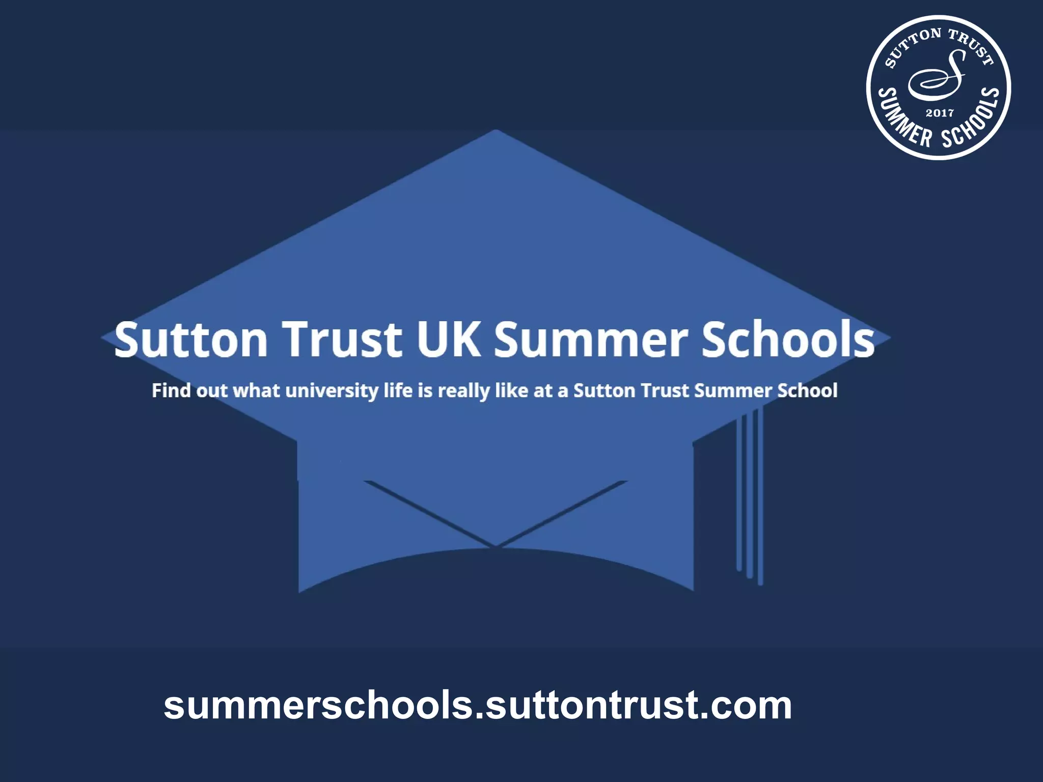 Sutton trust summer_school_2017_presentation PPT