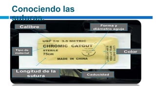 Conociendo las
suturas.
 