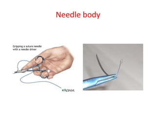 Needle body
 