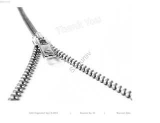 Date Originated: April 9,2014 | Revision No: 00 | Revision Date: 
Shourov 
Shourov 
