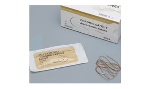 Suture materials , absorbable and non absorbable | PPTX
