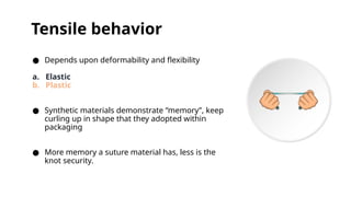 Suture materials , absorbable and non absorbable | PPTX
