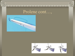 Suture materials and types | PPTX