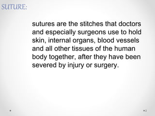 Sutures emad