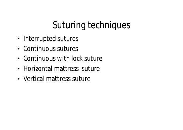 Vertical mattress suture | definition of vertical mattress ...