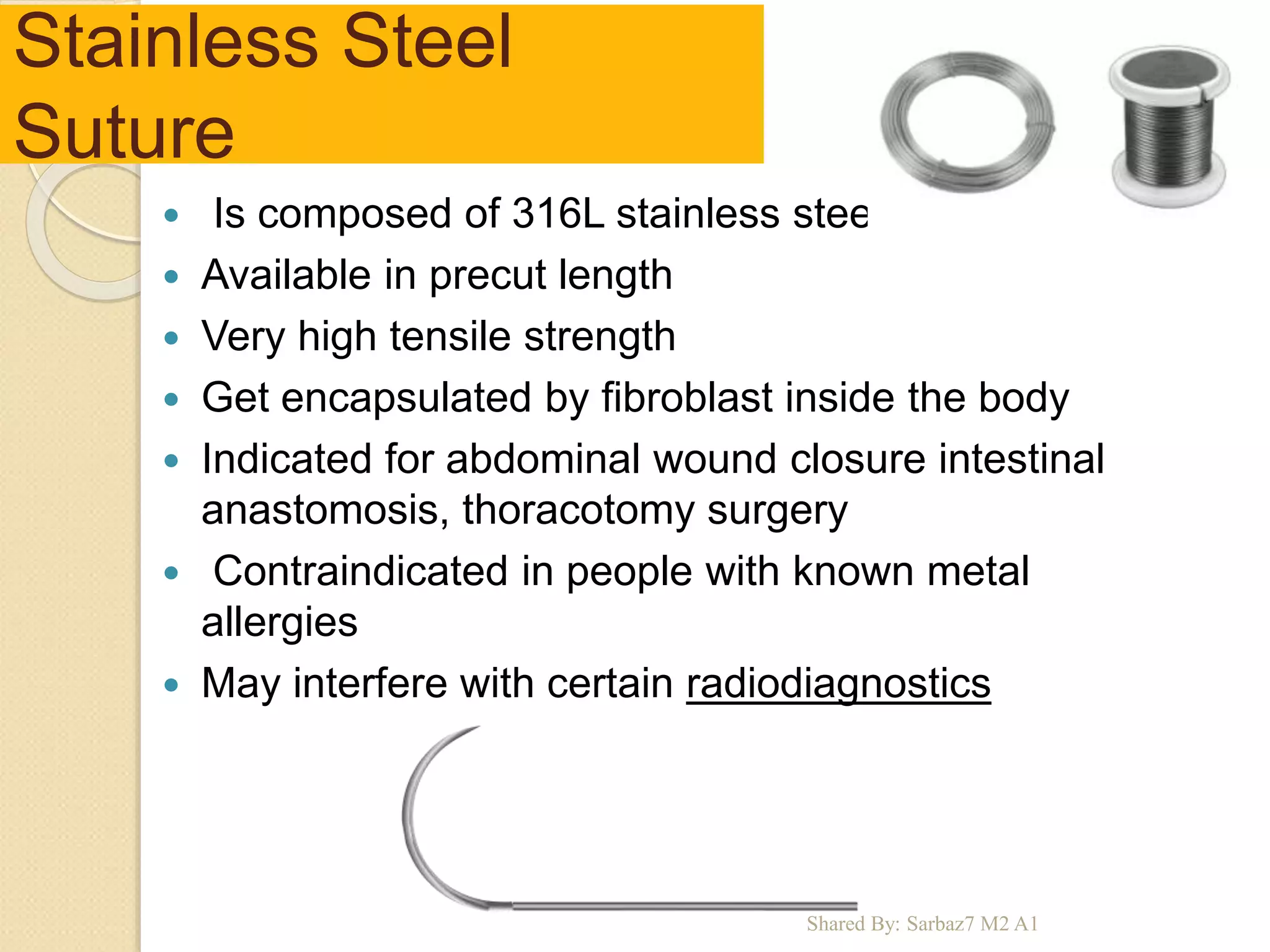Sutures, Incisions and Mesh.ppt