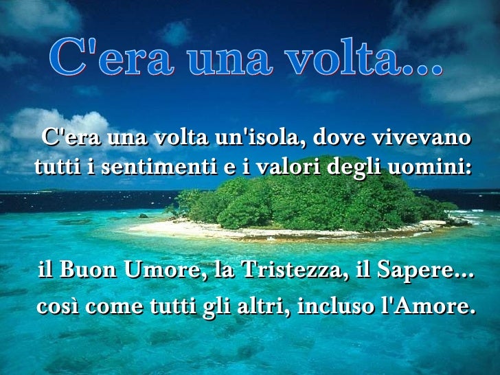 C Era Una Volta Un Signore Su Un Isola