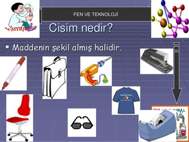 1 Madde 2 Cisim 3 Esya 4 Malzeme Ppt Indir
