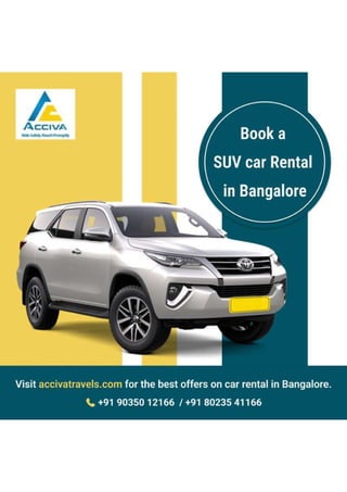 SUV car Rental in Bangalore (1).pdf