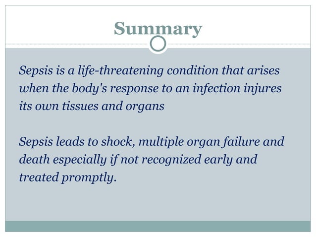 Suviving Sepsis Sirs And Sepsis Ppt Ppt Lung And Respiratory Health