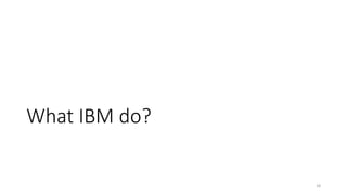 What IBM do?
18
 
