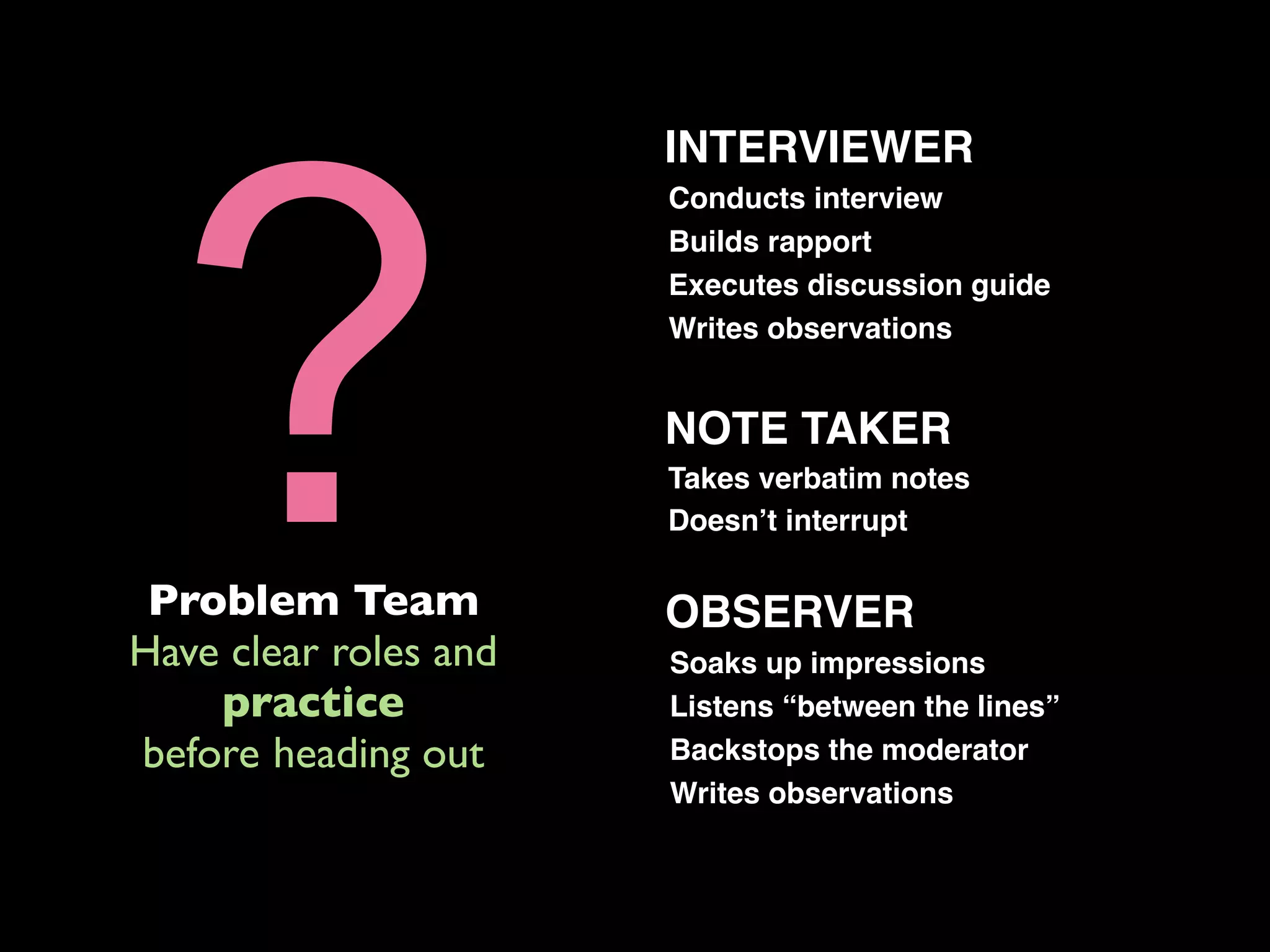 ? ?
 Problem Team
Talk to use case and
  get feedback
  all weekend long
                         Solution Team
                              Find the
                       minimum solution
                        for a given problem
 