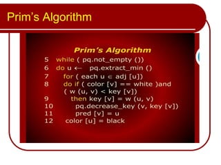 Prim's algorithm | PPTX