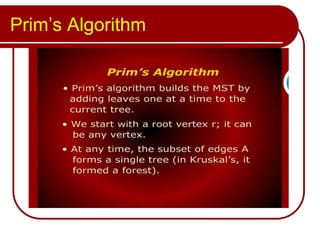 Prim's algorithm | PPTX