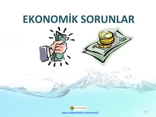 EKONOMİK SORUNLAR www.atikyonetim.com/evsel/ 