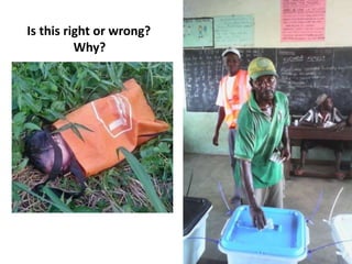 Is this right or wrong?
Why?
 