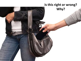 Is this right or wrong?
Why?
 