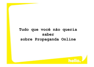 Palestra da Suzana Apelbaum (Hello Interactive)