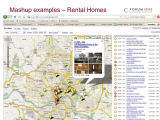 Mashup examples – Rental Homes 