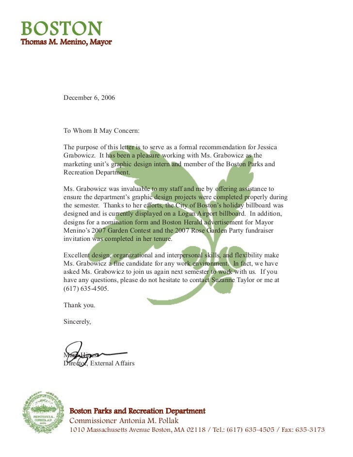 letter of recommendation letter of recommendation for tenure
