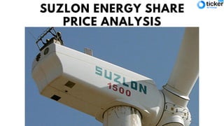 SUZLON ENERGY SHARE
PRICE ANALYSIS
 