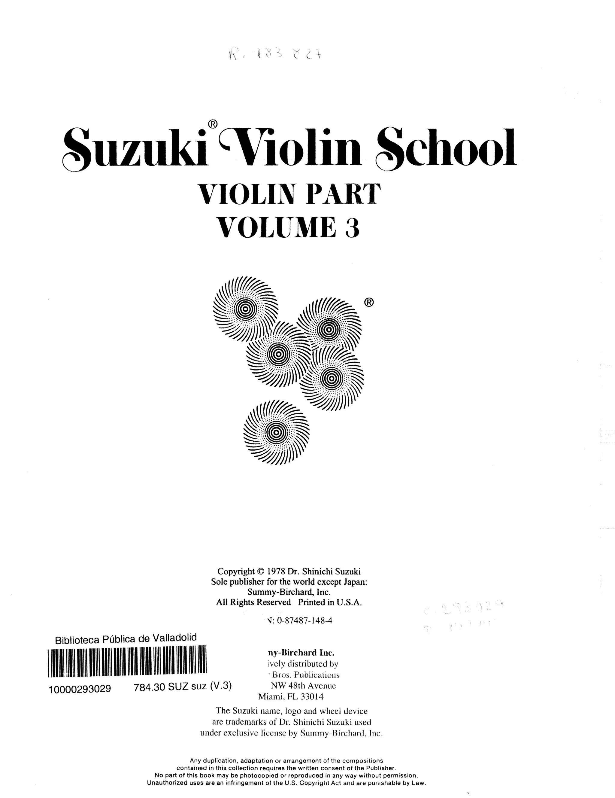 Suzuki metodo de violino - vol. 1-2-3-4-5 | PDF