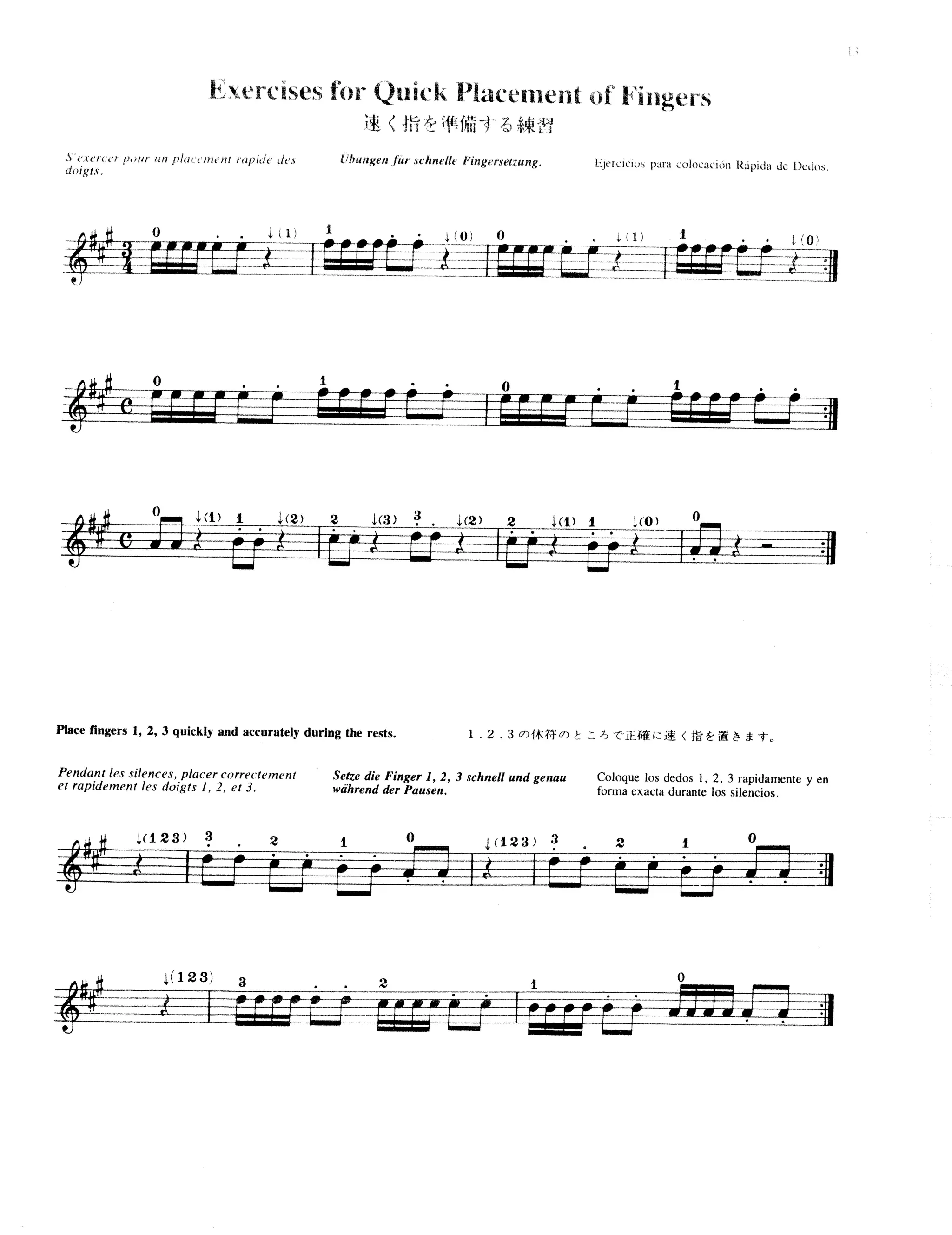Suzuki metodo de violino - vol. 1-2-3-4-5 | PDF