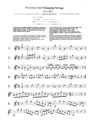 Suzuki metodo de violino - vol. 1-2-3-4-5 | PDF