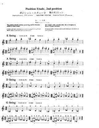 Suzuki metodo de violino - vol. 1-2-3-4-5 | PDF