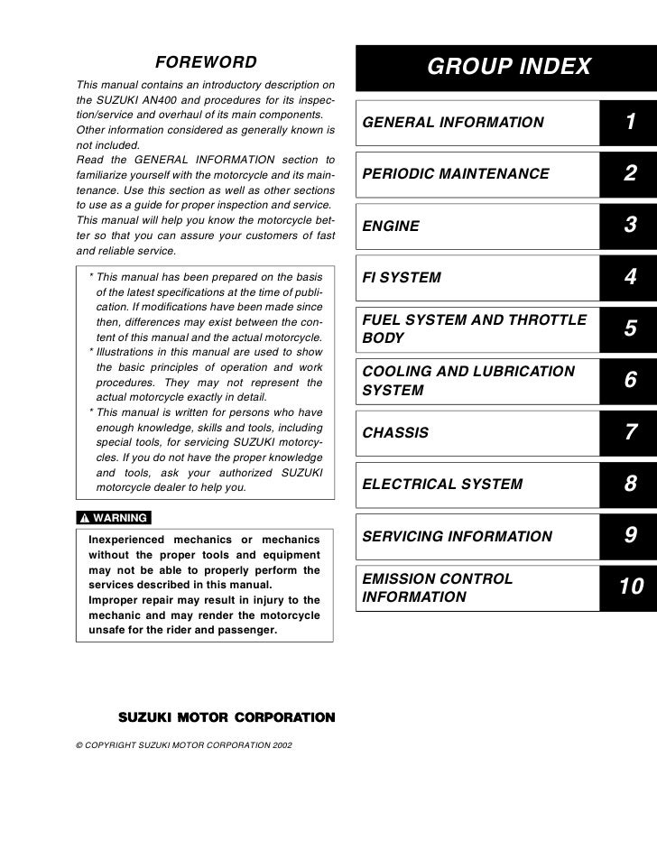 Suzuki Burgman Owners Manual Pdf Suzuki Burgman Owners Manual Pdf