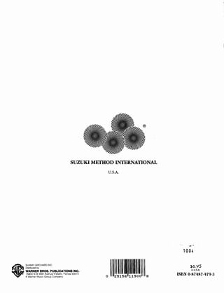 Suzuki cello school vol.1