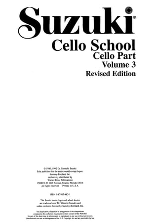 Suzuki cello school
