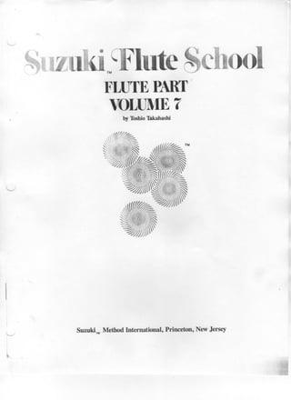 Suzuki flute school vol 7