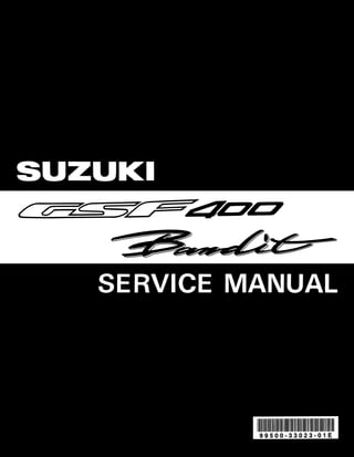Suzuki bandit 400 manual
