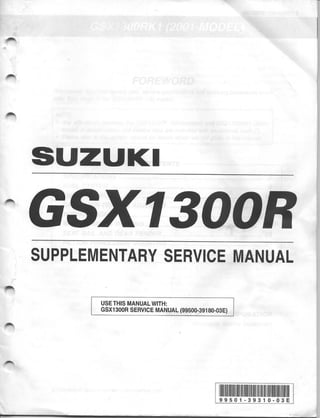 Suzuki gsx1300 rk1_hayabusa_2001_supplementary_service_manual by f_pena