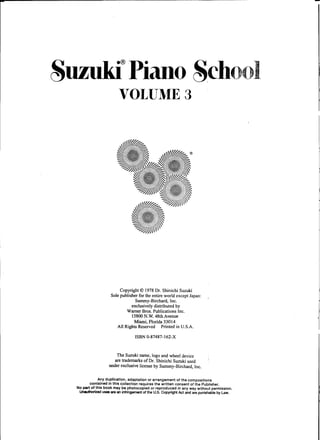 Suzuki piano school 1-7