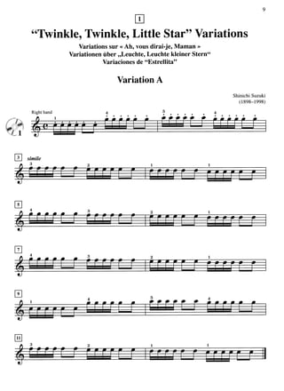 Suzuki Piano School Volume 1 New International Edition | PDF