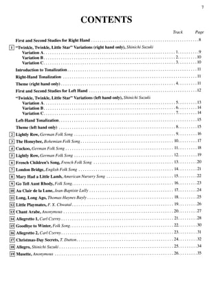 Suzuki Piano School Volume 1 New International Edition | PDF