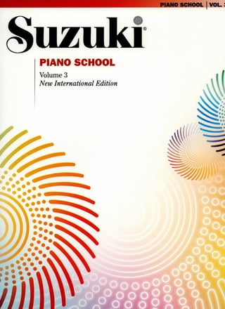 Suzuki Piano School Volume 3 New International Edition