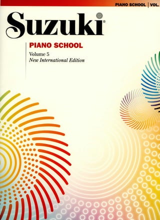 Suzuki Piano School Volume 5 New International Edition