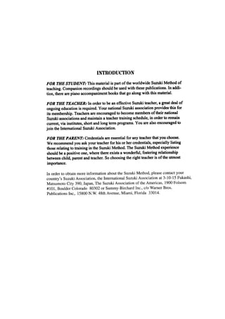 Suzuki violin method   vol 01