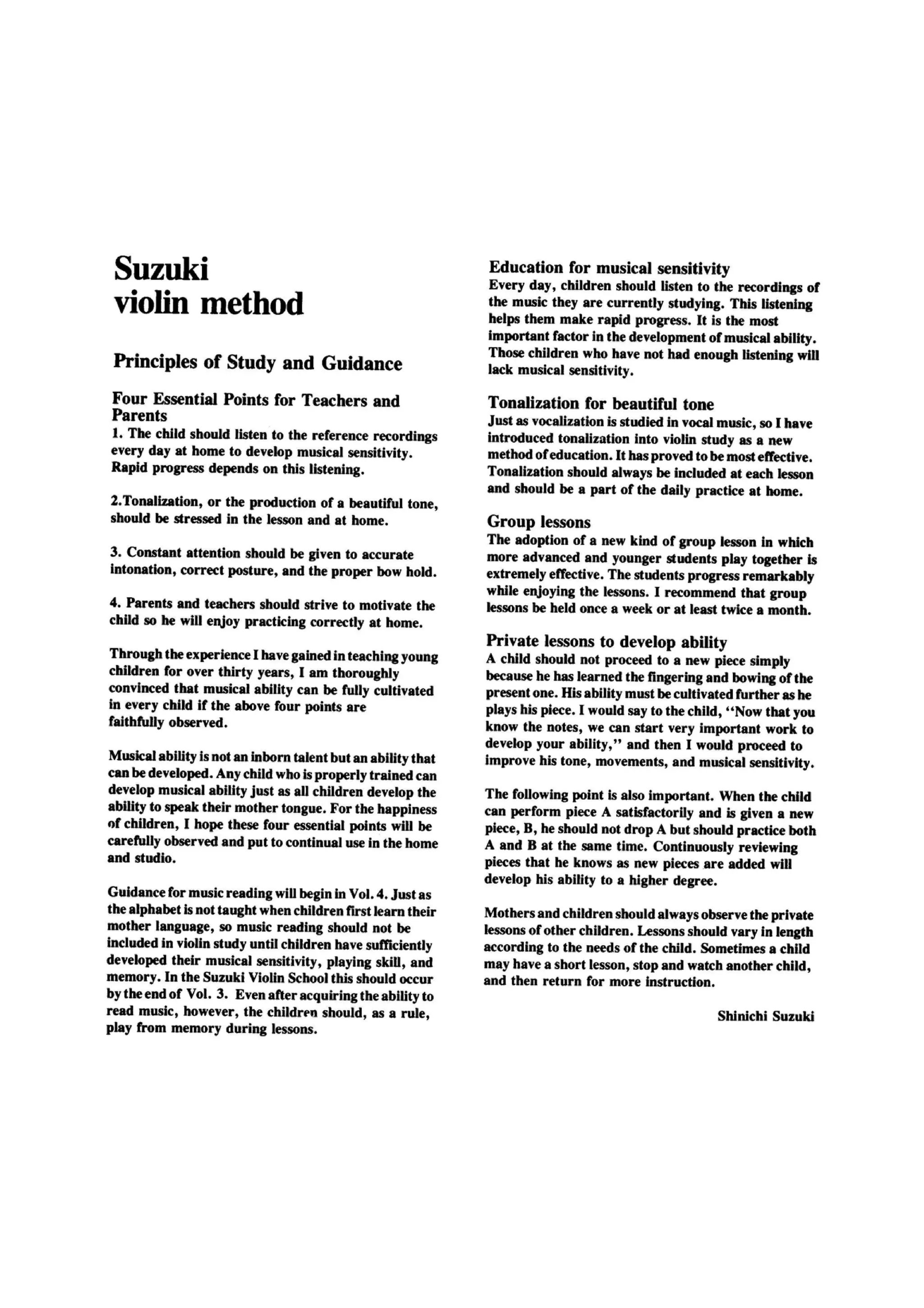 Suzuki violin method   vol 01