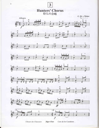 Hunterst Chorus
                reAOAIE
                                                                   C. M. v. Weber
                                                                     lr.       -   z{ -

                                                                           Y V
                                                                           3

                                                                           '        t




                                                                                   V
                                                                                   0




                                     Lo 3 o t




?

n
                                        n                      3
                                        3




Choeur des Chasseurs   Jiiger Chor     Coro de los Cazadores
 