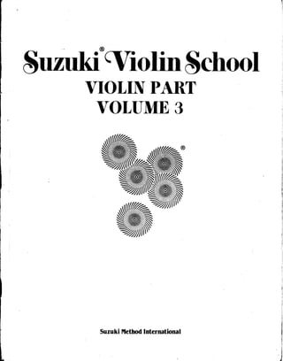 Método  Suzuky III para violín