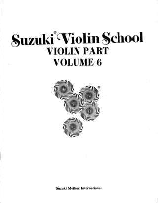 Suzuki violin method   vol 06