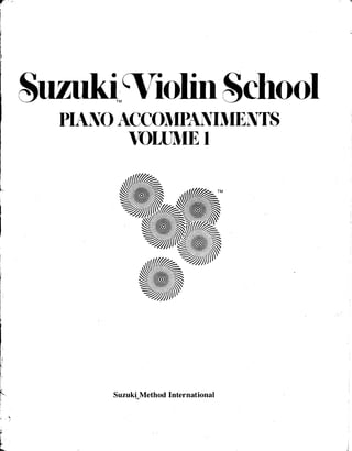 Suzuki violin school. piano accompaniments. volume 1
