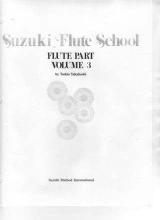 Suzuki Volume 03 - Flauta