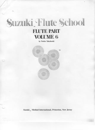 Suzuki volume 06   flauta