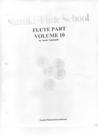 Suzuki Volume 10 - Flauta
